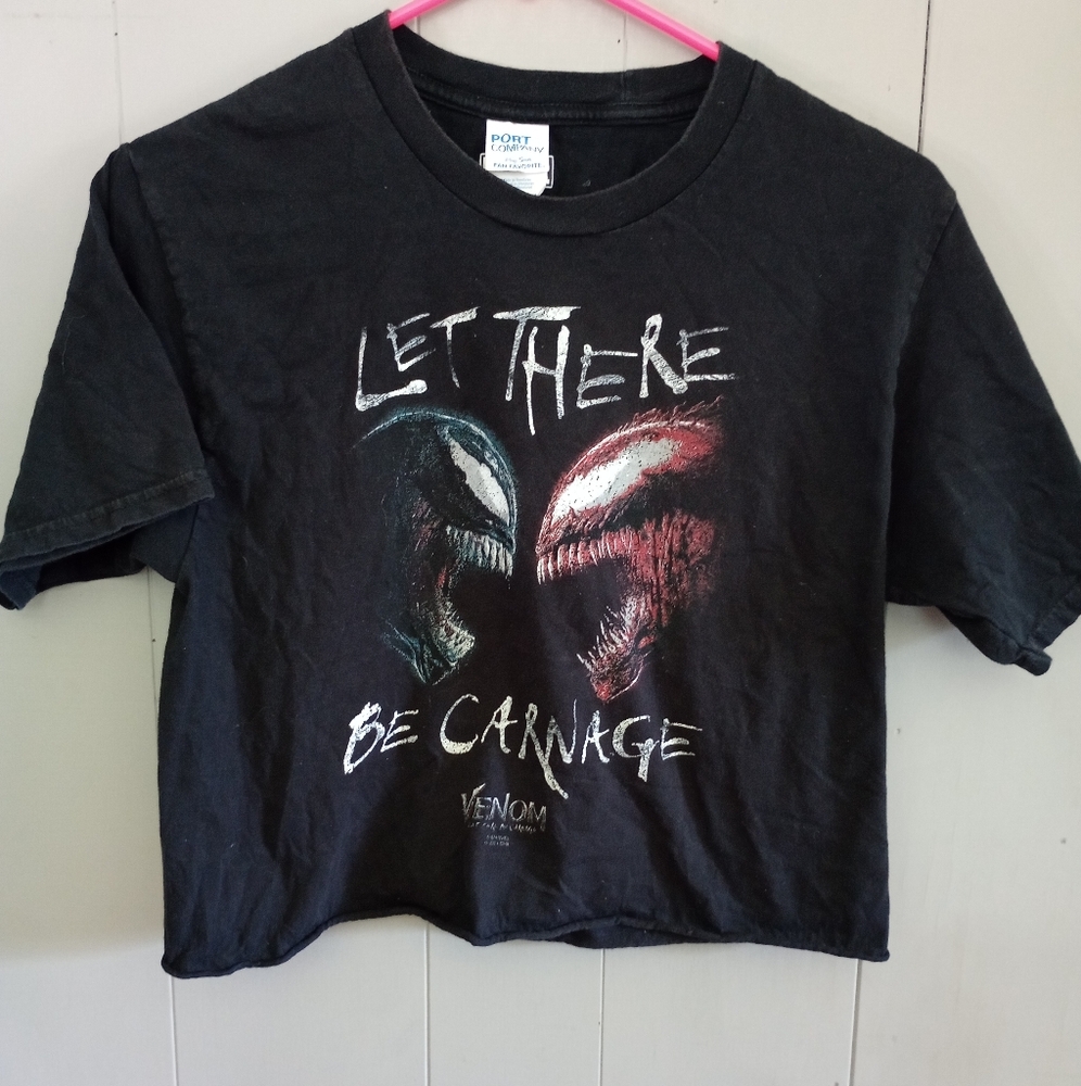 Marvel Venom Carnage Cropped T-Shirt